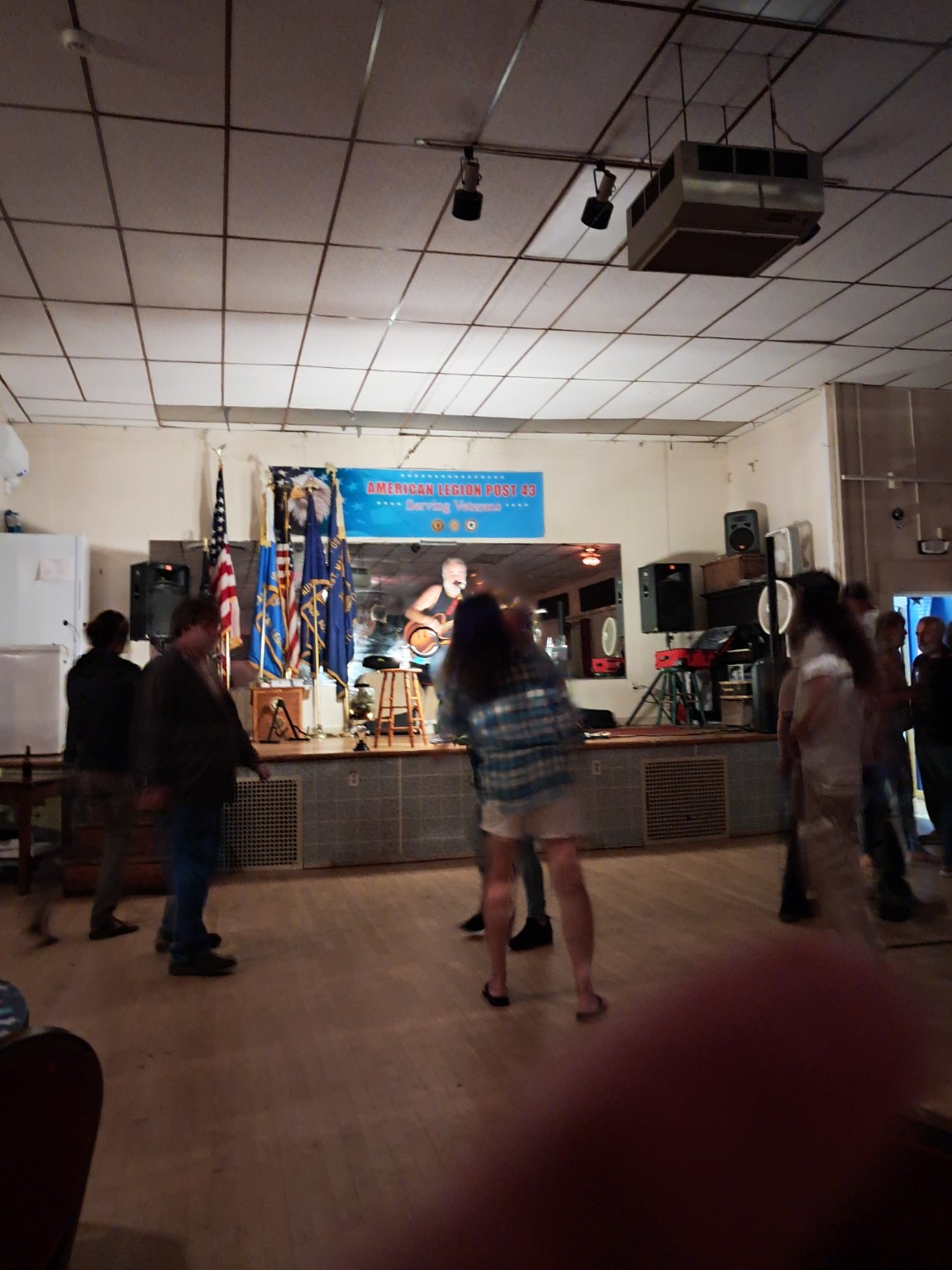Trevor Knowles performing at the American Legion